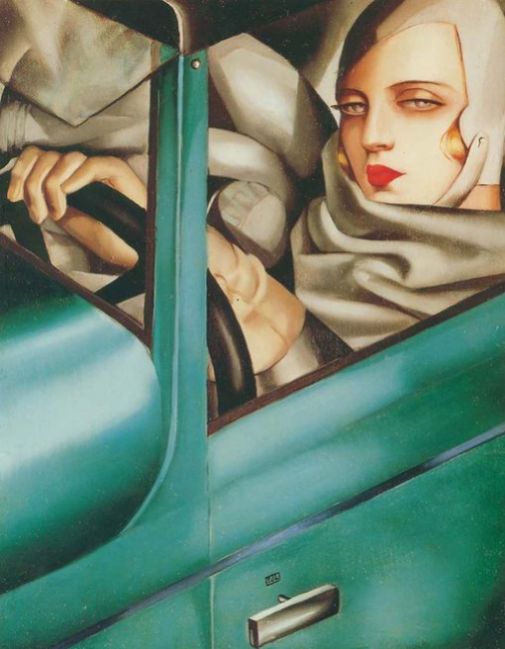 Lempicka_Autorportrait_Bugatti_verte_1929
